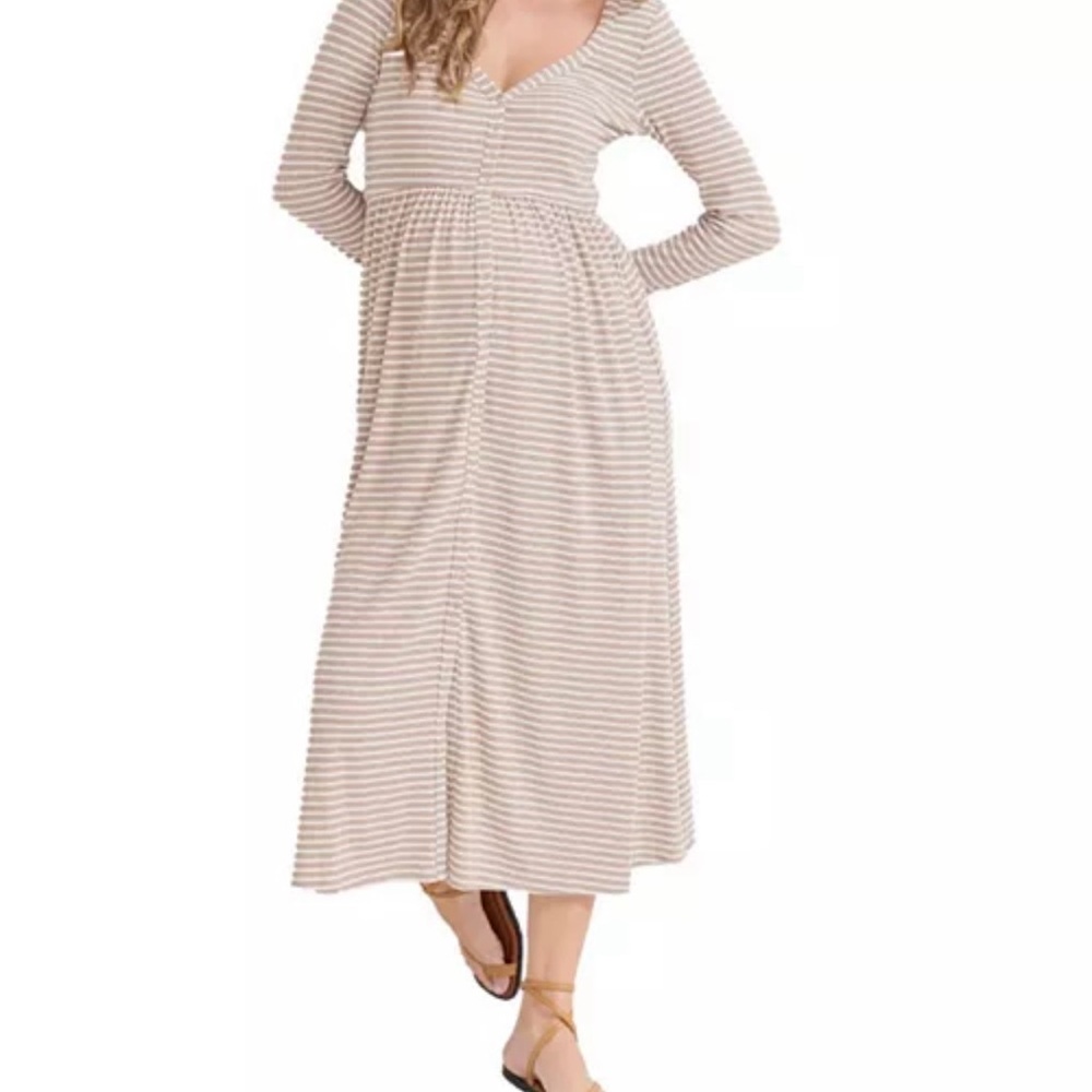 Hatch The Softest Rib Nursing Dress